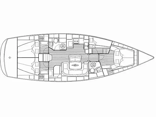 Bavaria 46 Cruiser - [Layout image]