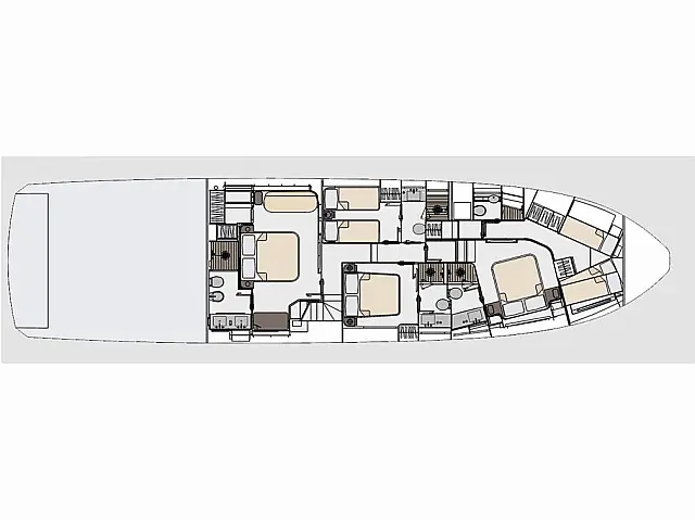 Azimut 78 Fly - [Layout image]