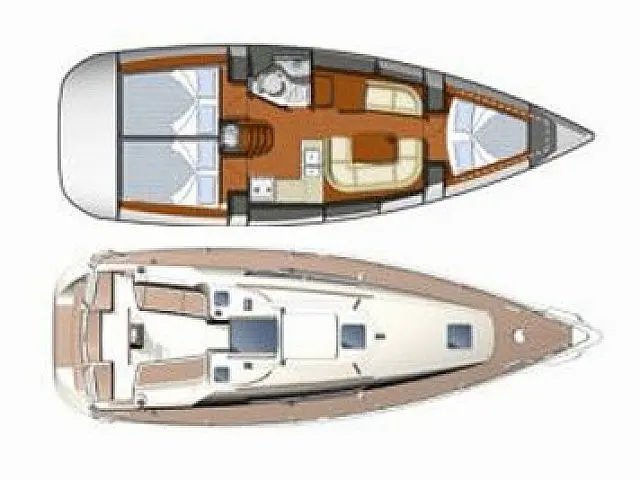 Sun Odyssey 36i - [Layout image]