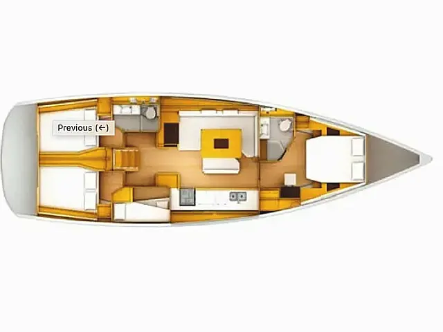 Sun Odyssey 509 - [Layout image]