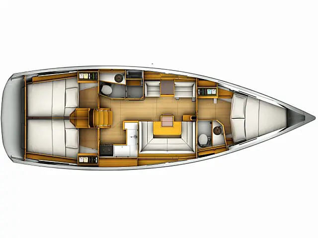 Sunsail 41.1 - [Layout image]