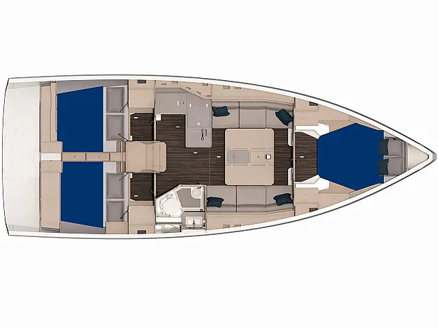 Sunsail 37.3 - [Layout image]