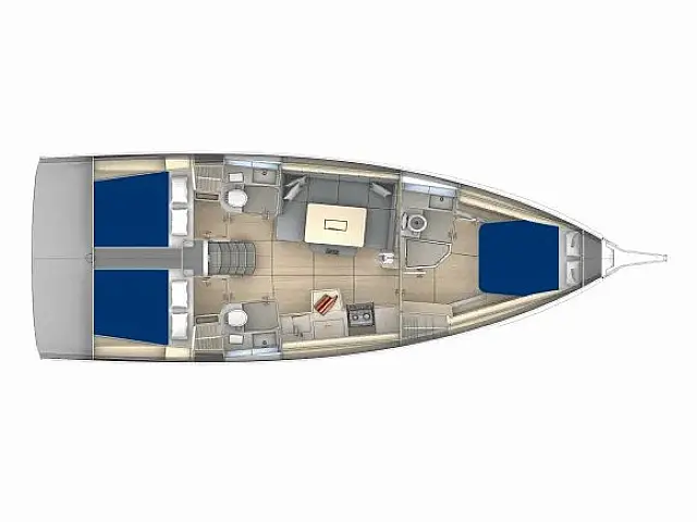 Sunsail 41.3 - [Layout image]
