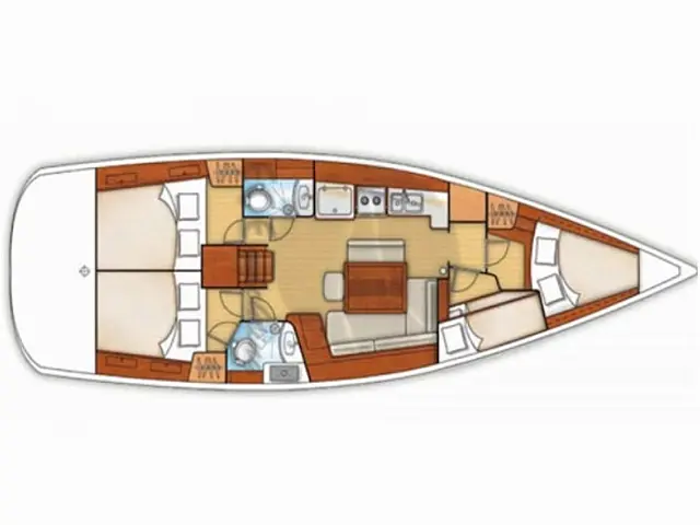 Oceanis 43 - [Layout image]