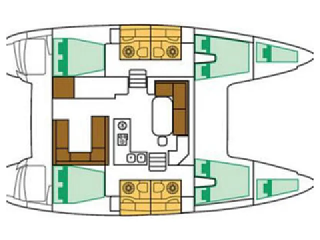 Lagoon 400 S2 - [Layout image]