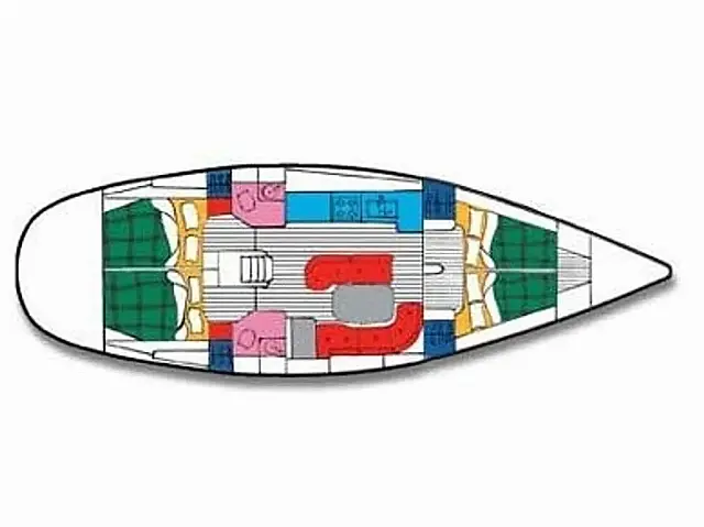 Oceanis 461 (4 cab.) - [Layout image]