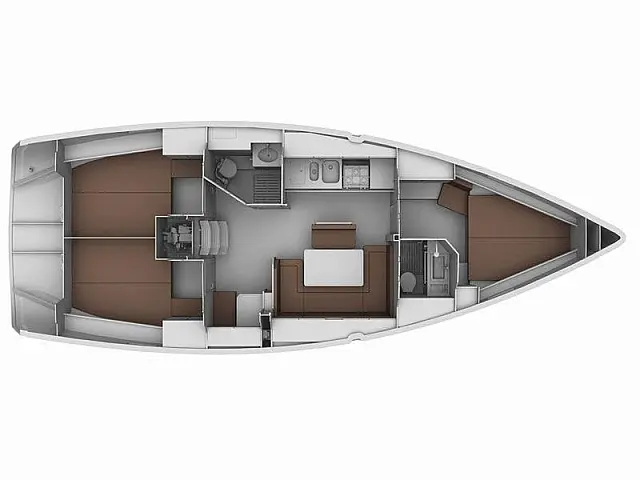 Bavaria Cruiser 40 - [Layout image]
