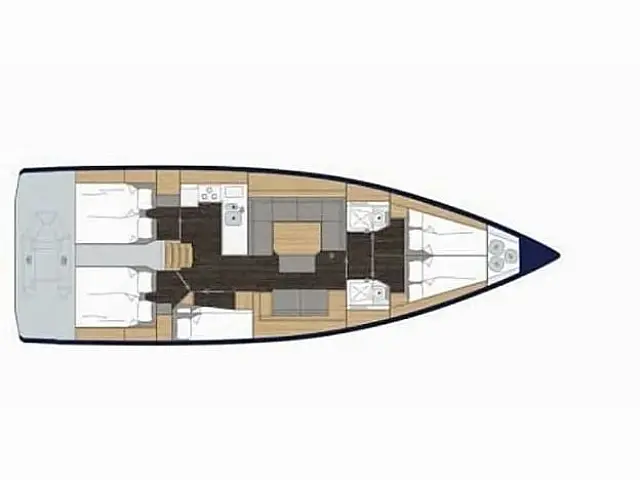 Bavaria C45 (5 cab.) - [Layout image]