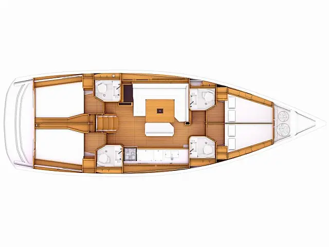 Sun Odyssey 469 - [Layout image]