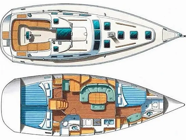 Oceanis Clipper 393 - [Layout image]
