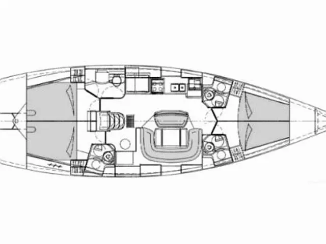 Sun Odyssey 49 - [Layout image]