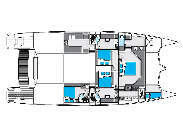 Sunreef 70 Power - [Layout image]