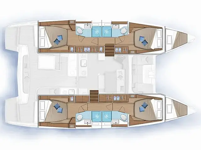 Lagoon 46 - [Layout image]