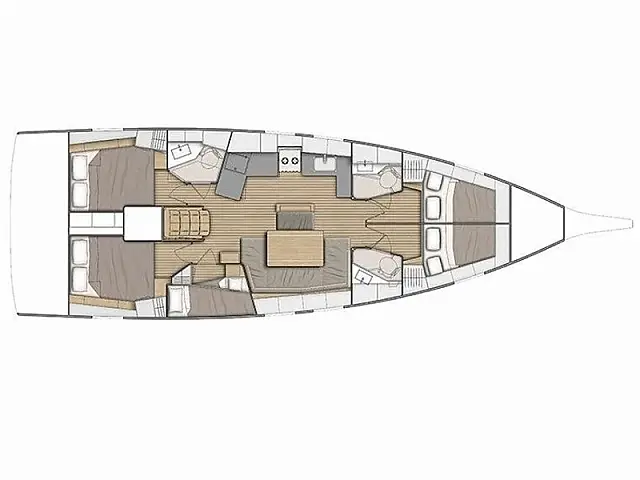 Oceanis 46.1 - [Layout image]