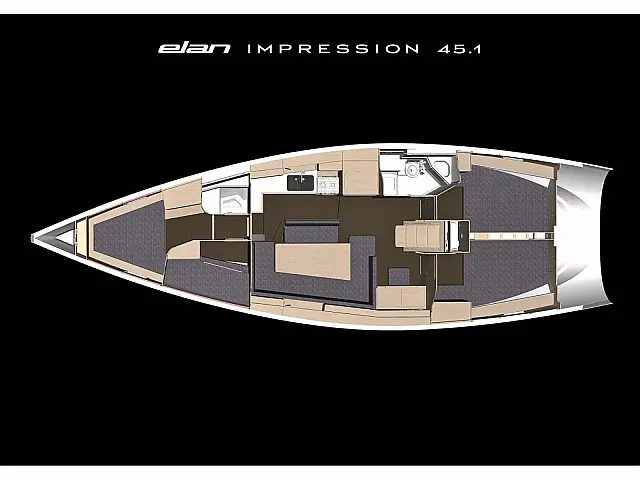 Elan Impression 45 - [Layout image]