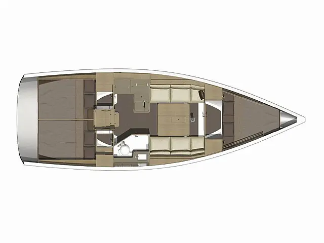 Dufour 360 GL - [Layout image]