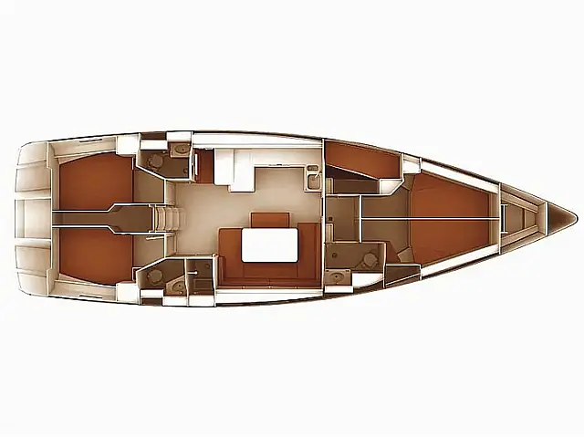 Bavaria Cruiser 51 - [Layout image]