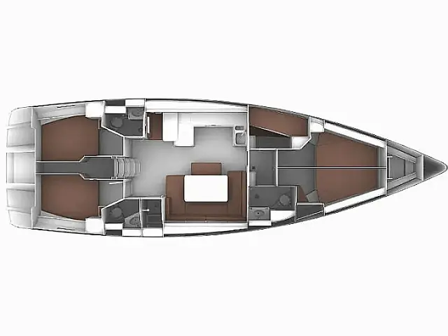 Bavaria Cruiser 51 - [Layout image]