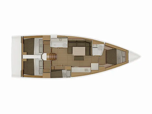 Dufour 430 - [Layout image]