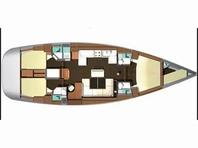 Dufour 525 Grand Large - [Layout image]