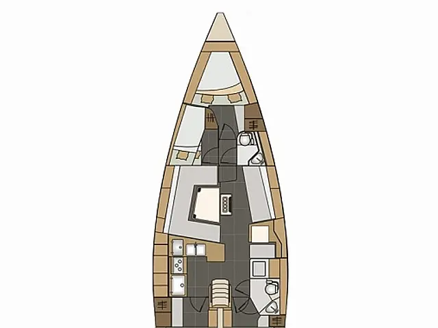 Elan Impression 45 - [Layout image]