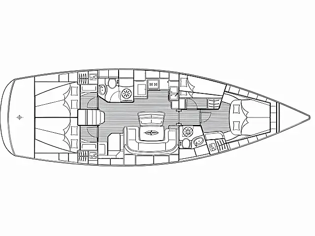 Bavaria 46 Cruiser - [Layout image]