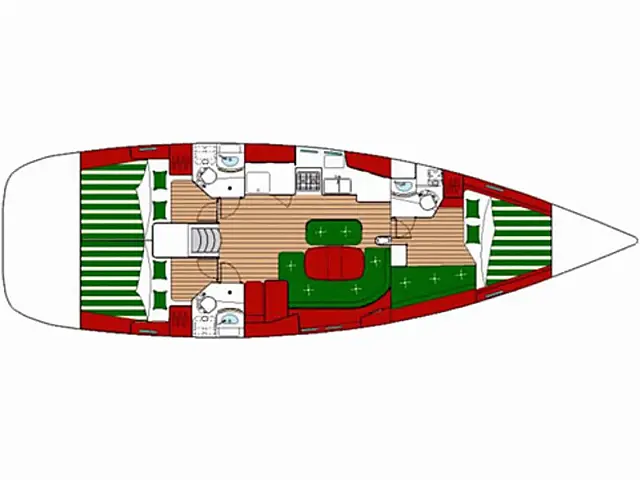 Oceanis 423 - [Layout image]