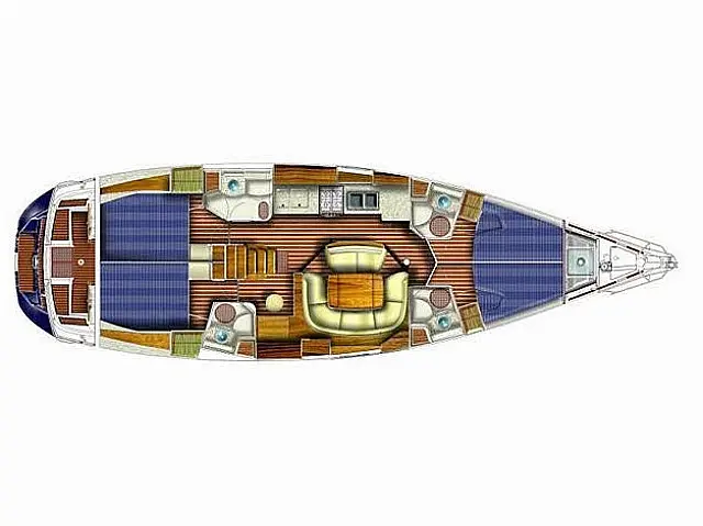 Sun Odyssey 49i - [Layout image]