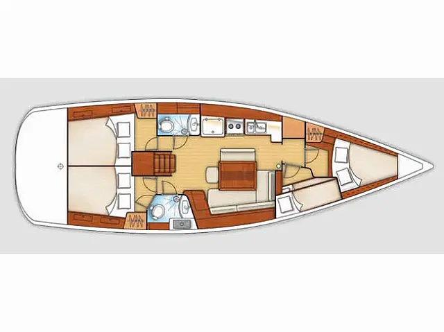 Oceanis 43 - [Layout image]