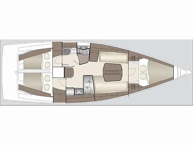 Dehler 38 SQ - [Layout image]