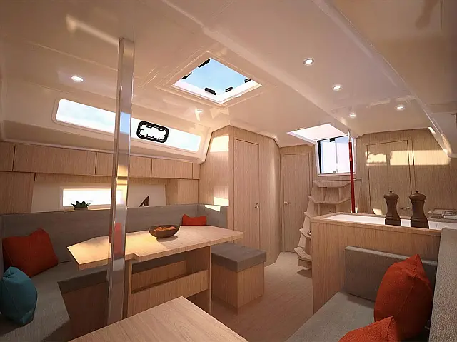 Bavaria C38 - 3 cab - [Internal image]