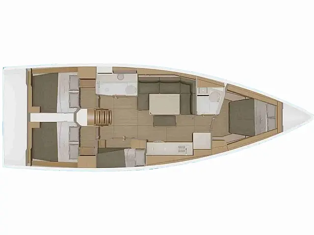 Dufour 430 - [Layout image]