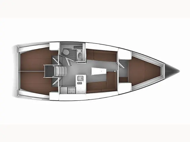Bavaria Cruiser 37 - [Layout image]