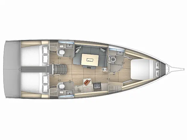Dufour 41 - [Layout image]