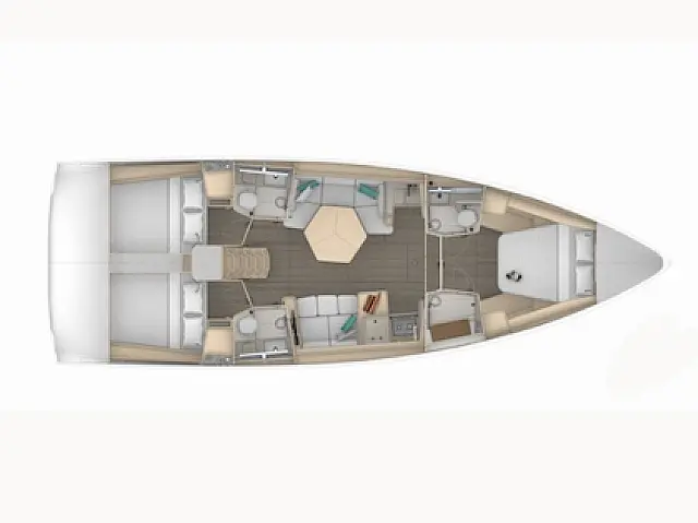 Dufour 44 - [Layout image]