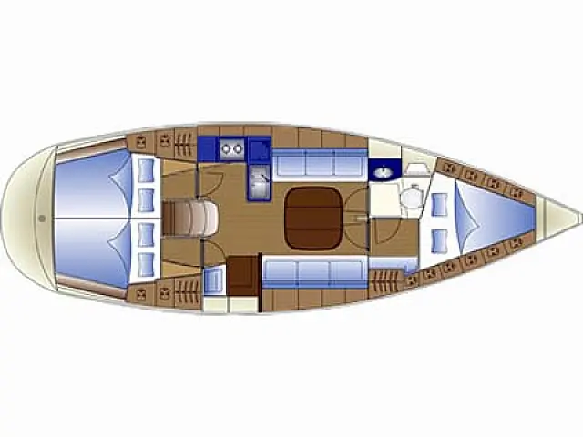 Bavaria 36 Cruiser - [Layout image]