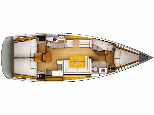 Sun Odyssey 449 - [Layout image]