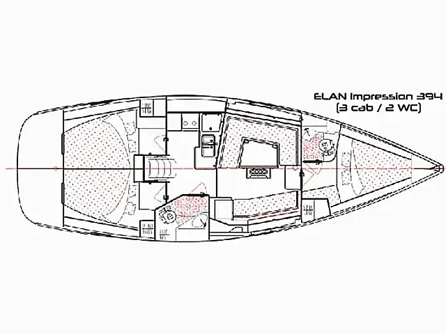Elan Impression 394 Impression Thalia - [Layout image]