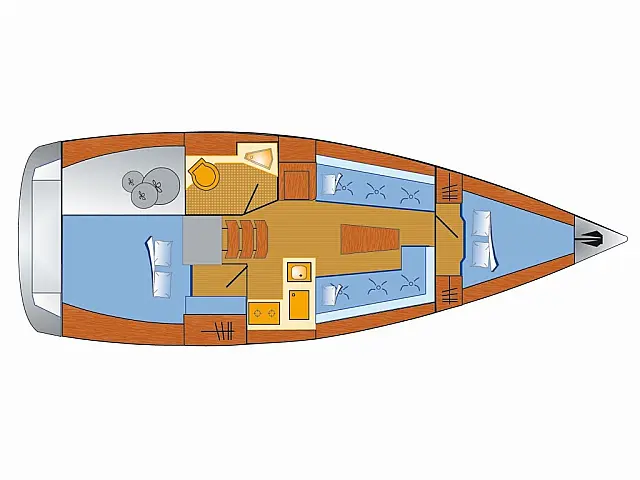 Bavaria Cruiser 34 - [Layout image]