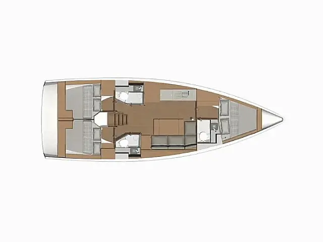 Dufour 390 Grand Large - [Layout image]