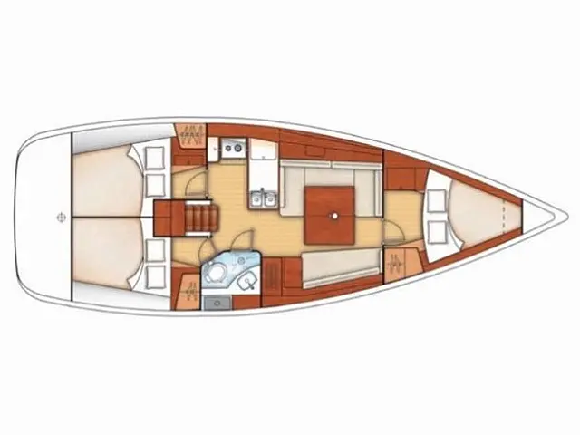 Oceanis 37 - [Layout image]