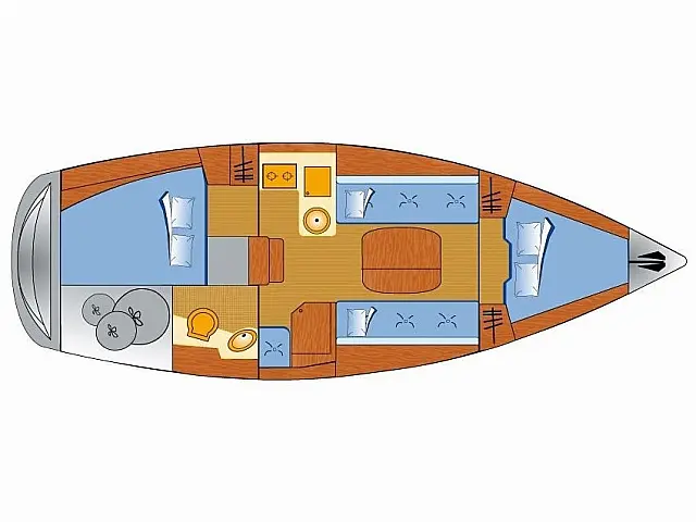 Bavaria 30 Cruiser - [Layout image]