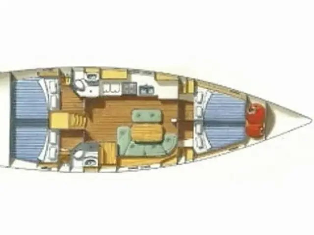 Oceanis 473 (4 cab.) - [Layout image]