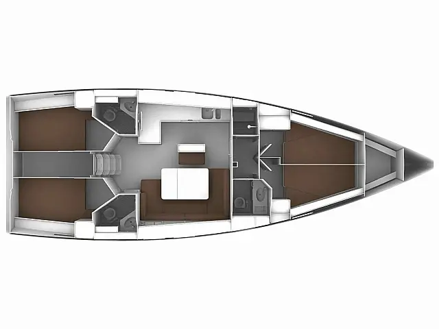 Bavaria 46 Cruiser - [Layout image]