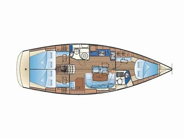 Bavaria Cruiser 40 - [Layout image]