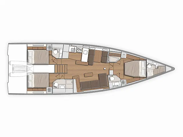First Yacht 53 - [Layout image]