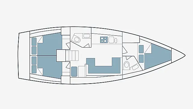 Bavaria 40 - [Layout image]