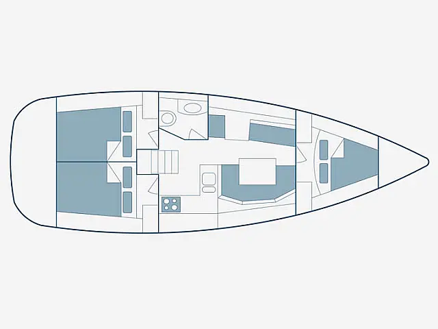 Sun Odyssey 36i - [Layout image]