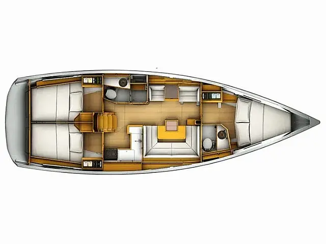 Sun Odyssey 409 - [Layout image]