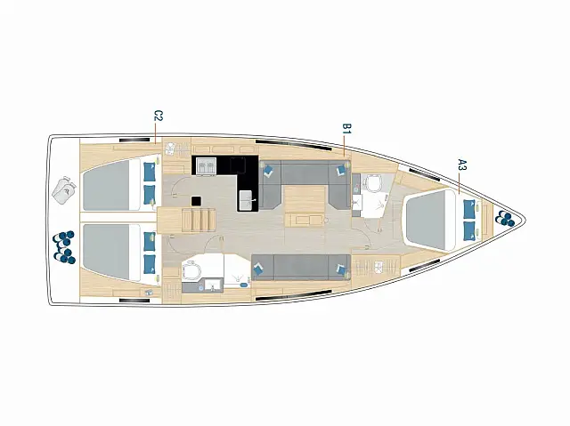 Hanse 410 - [Internal image]